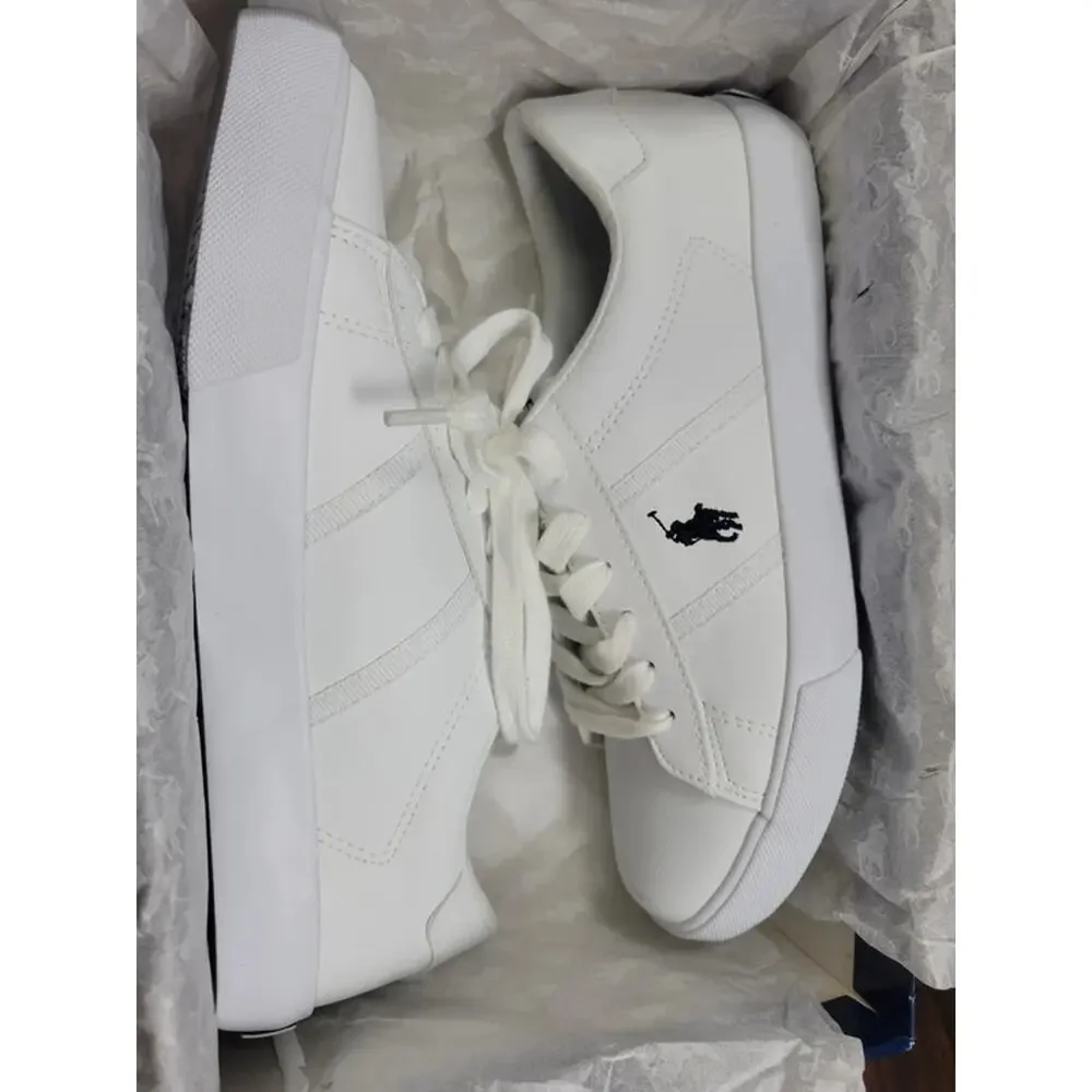 Polo Ralph Lauren Geoff II Junior Sneakers Size 5.5 White